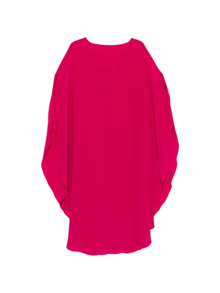 Костюм рокля Gianluca Capannolo с волани розово