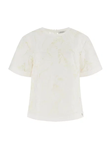 GUESS Bluza CASSANDRE volneno bela