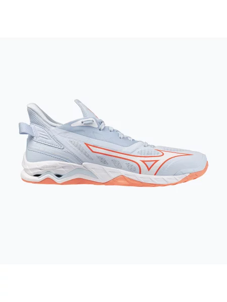 Încălțăminte de handbal pentru femei Mizuno Wave Mirage 5 blue finch/white alb