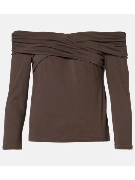 Top Velvet de catifea gri