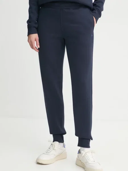 G-Star Raw spodnie dresowe gładkie granatowy