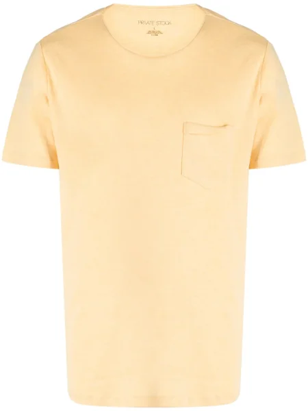 Tricou Private Stock cu decolteu rotund portocaliu