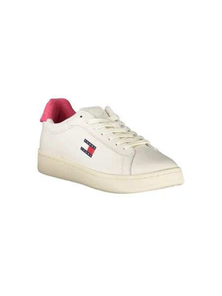 Sneakersy Tommy Hilfiger skórzane białe