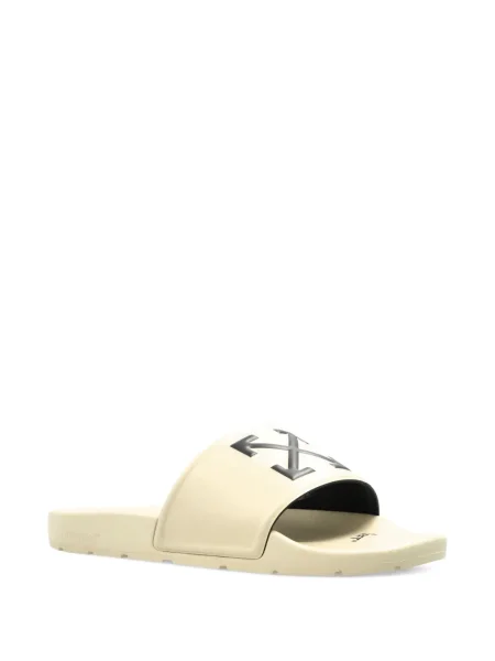 Papuci Off-white alb