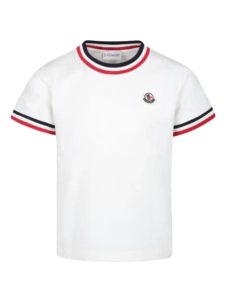Koszulka dziecięca Moncler Enfant biała