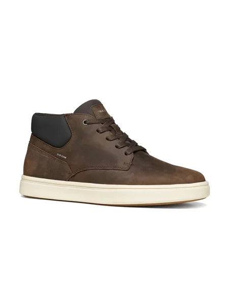 Geox U BALTMOORE sneakersy skórzane brązowe