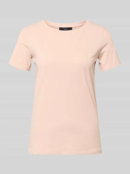 T-shirt o kroju slim fit z mieszanki bawełny model MULTIB' Weekend Max Mara różowa