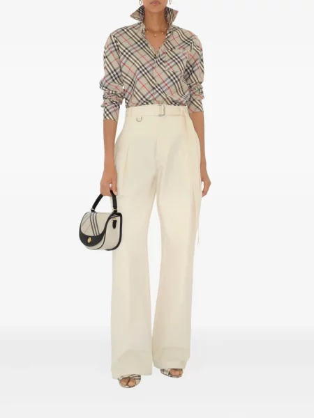Cămașă Burberry în carouri cu imagine