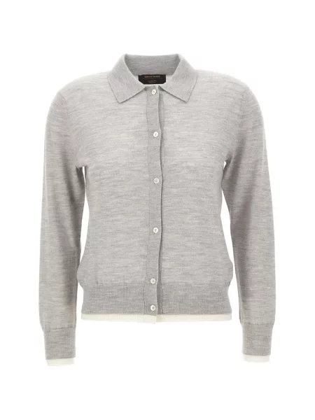 Lung cardigan Gran Sasso gri