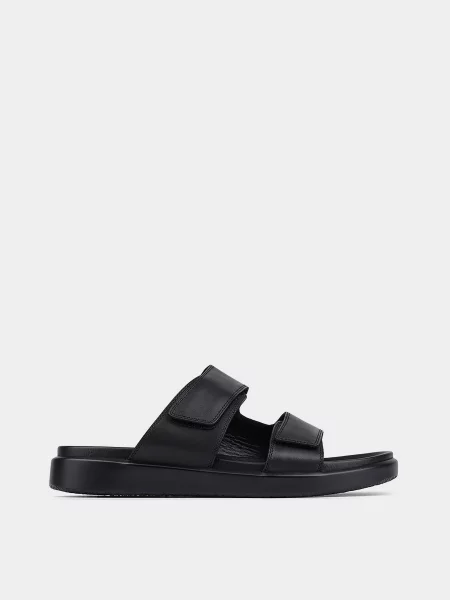 Шкіряні Шльопанці Miguel Miratez чорний
