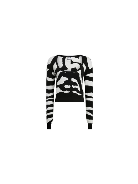 Sweter Moschino czarny