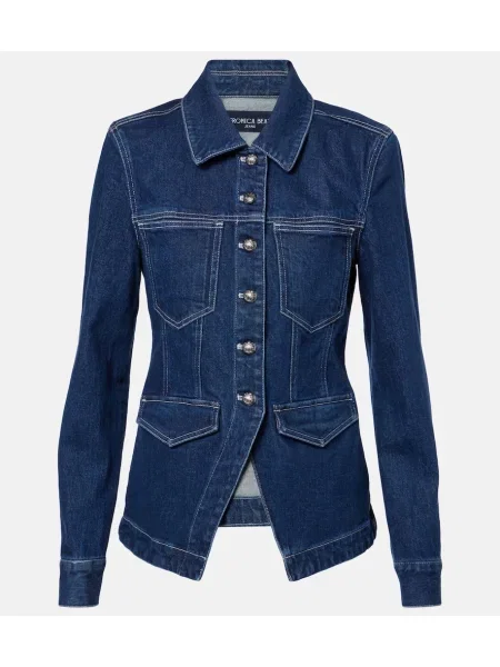 Top Veronica Beard niebieski