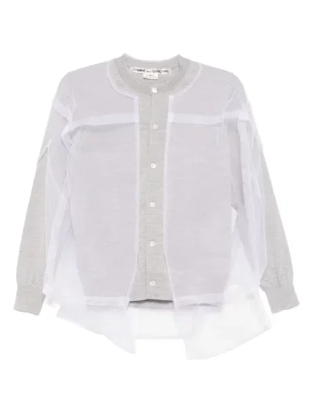 Cardigan Comme Des Garçons de lână gri