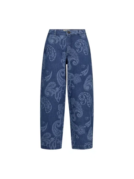 Szerokie jeansy Mos Mosh niebieskie