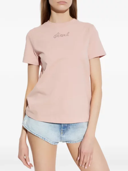 Stras tricou Diesel roz