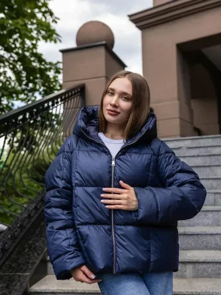 Пуховик UVENTUM синій
