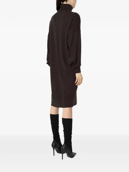 Rochie midi Wolford de lână maro