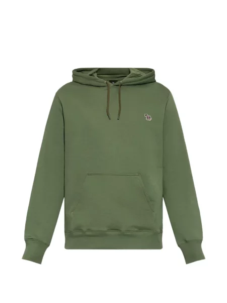 Hanorac cu glugă Ps Paul Smith cu model zebră verde