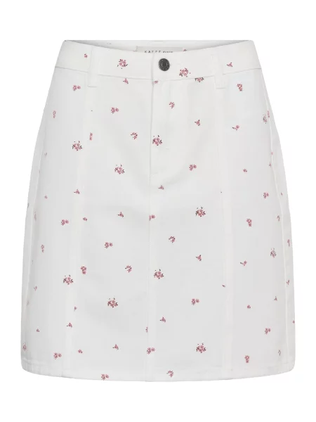 Kaffe Sukně lora pink bílá