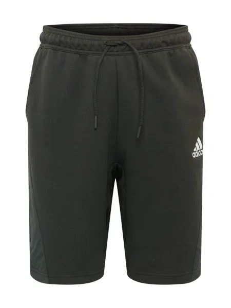 ADIDAS PERFORMANCE Sportske hlače crna bijela