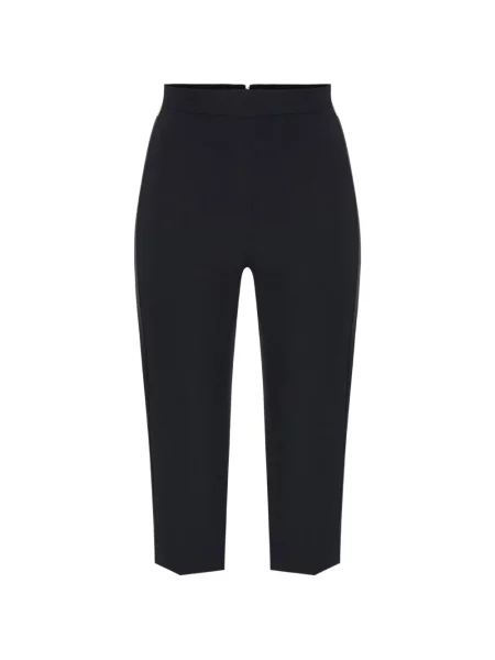 Ușor pantaloni Elisabetta Franchi din satin negru