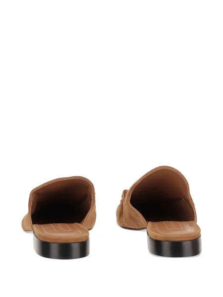 Papuci tip mules Armarium din piele fără toc