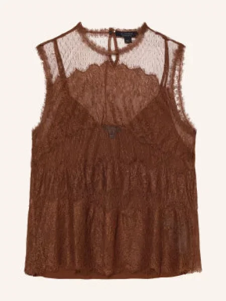 Top Allsaints hnědý