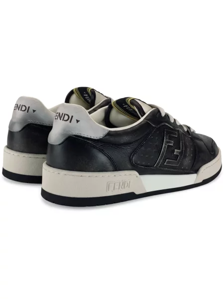 Sneakersy Fendi skórzane czarne