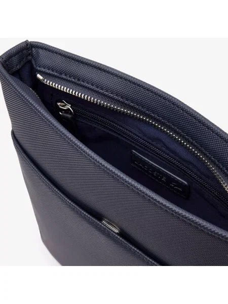 Lacoste Klasyczna Torba Typu Slimline Z Efektem Piki granatowa