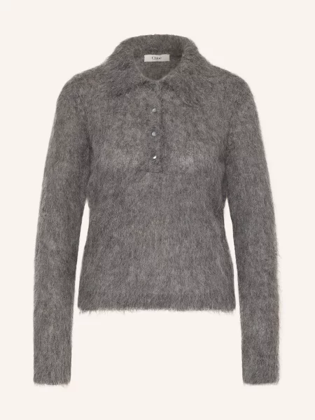 Chloé Sweter Z Alpaki grau