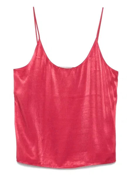 Satynowy top Scotch & Soda czerwony