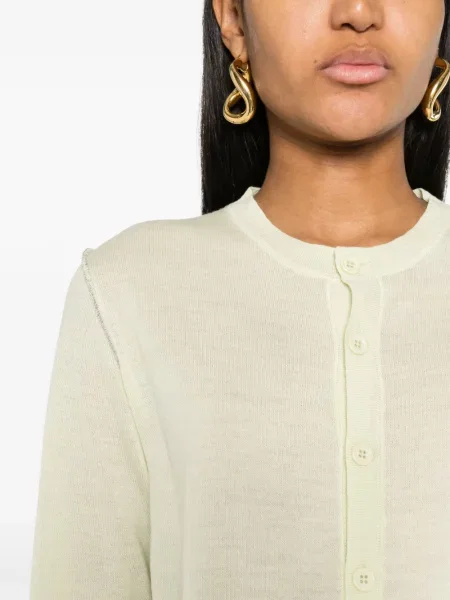 Cardigan Fabiana Filippi de lână verde
