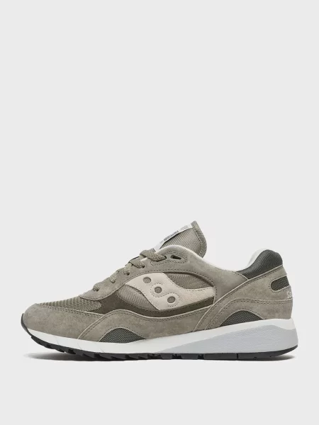 Замшевые кроссовки Saucony оливковые
