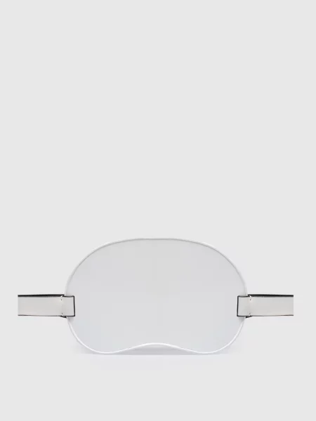 Шкіряний з металевою пластиною Vionnet білий