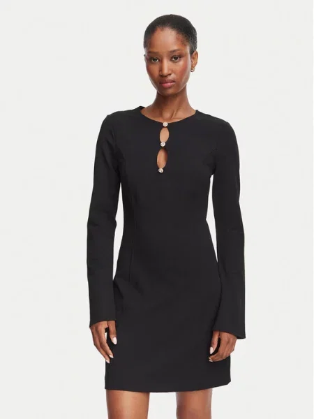 Guess Rochie de zi A-Line Fit negru