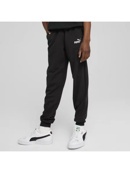Młodzieżowe spodnie dresowe ESS z logo No. 1 PUMA Black czarne