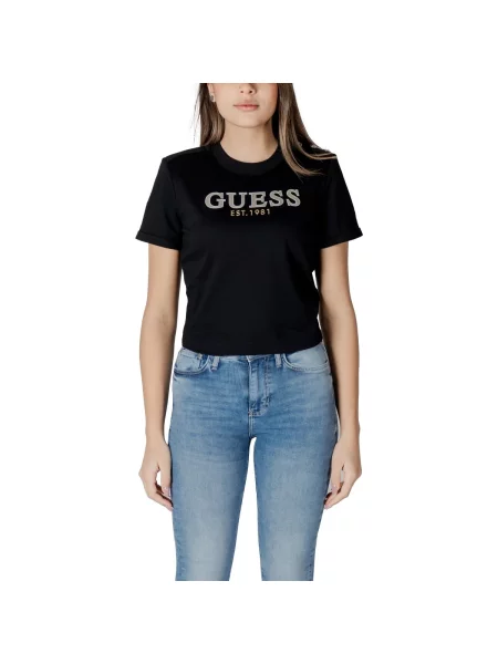 Guess T-shirt Regular Fit crna