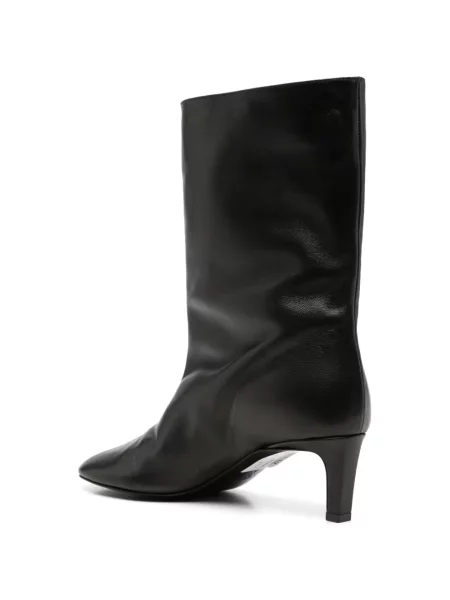 Botine Plan C din piele negru