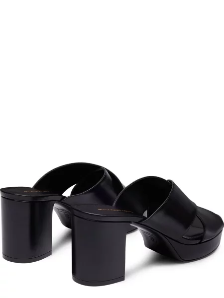 Sandale Stuart Weitzman cu platformă cu bretele negru