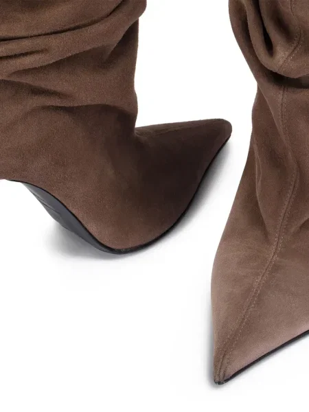 Botine Le Silla din piele de căprioară maro