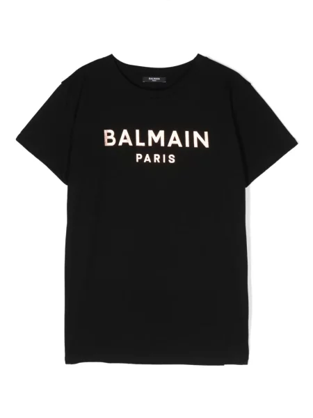 Koszulka dziecięca Balmain czarna