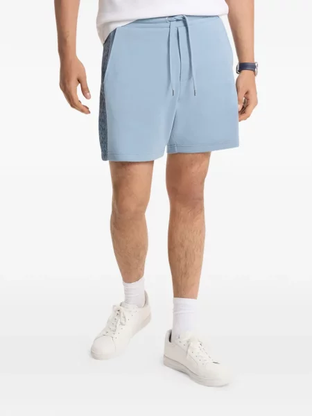 Pantaloni scurți Michael Kors cu cordon albastru