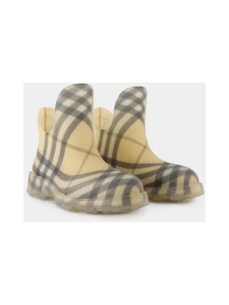 Buty do kostki Burberry beżowe