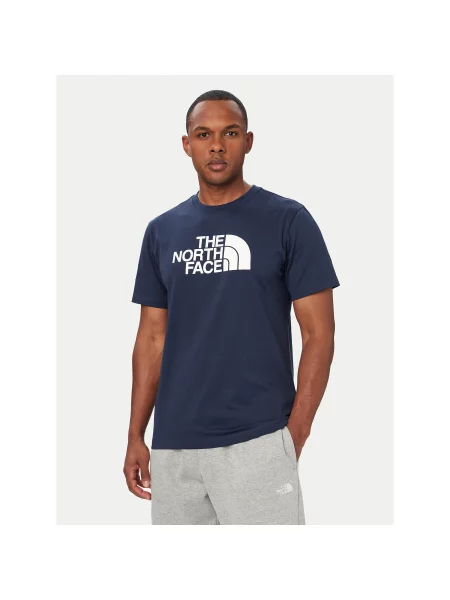 The North Face Marškinėliai Evolution Half Dome Tamsiai mėlyna