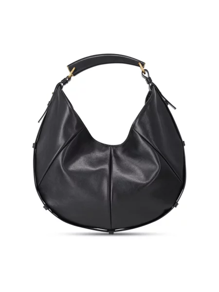 Torebka hobo Saint Laurent skórzana czarna