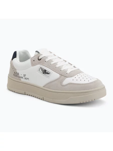 Sneakerși Aeronautica Militare alb