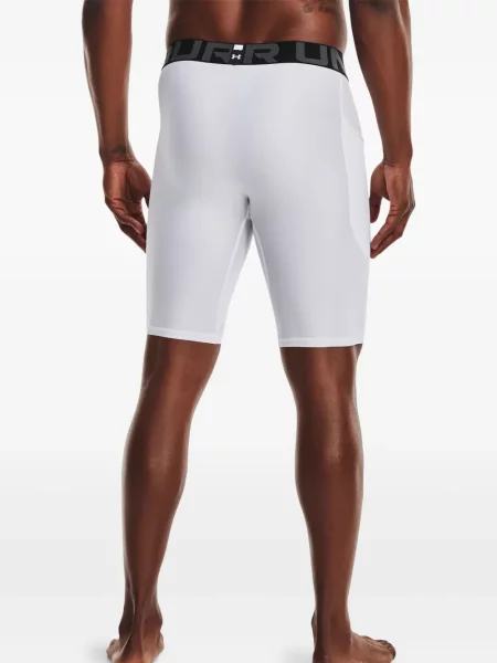 Pantaloni scurți Under Armour cu autograf alb