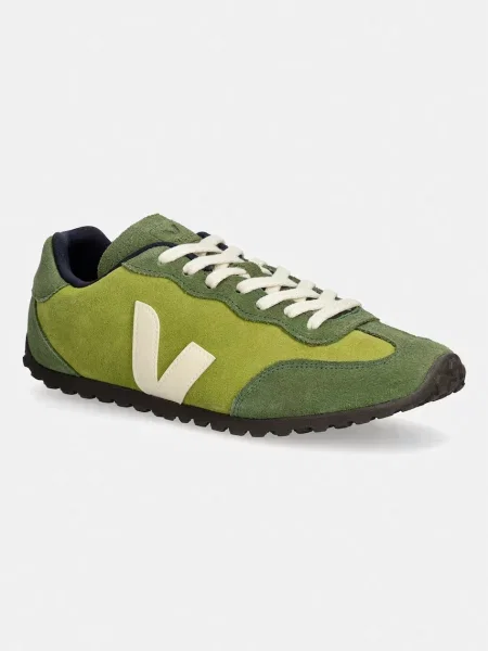 Veja GT SUEDE sneakers pentru bărbați din piele întoarsă verde