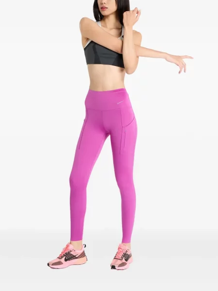 Top sport Nike din fleece plisat fără mâneci alb