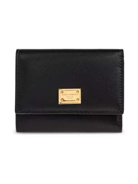 Portfel Dolce And Gabbana skórzany czarny